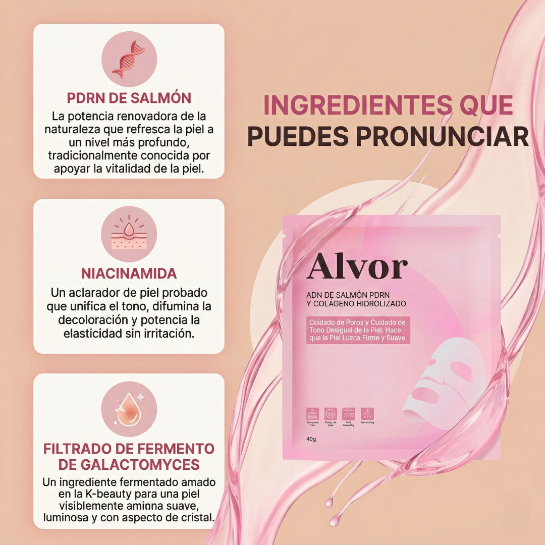 Mascarilla de Colágeno de PDRN de Salmón