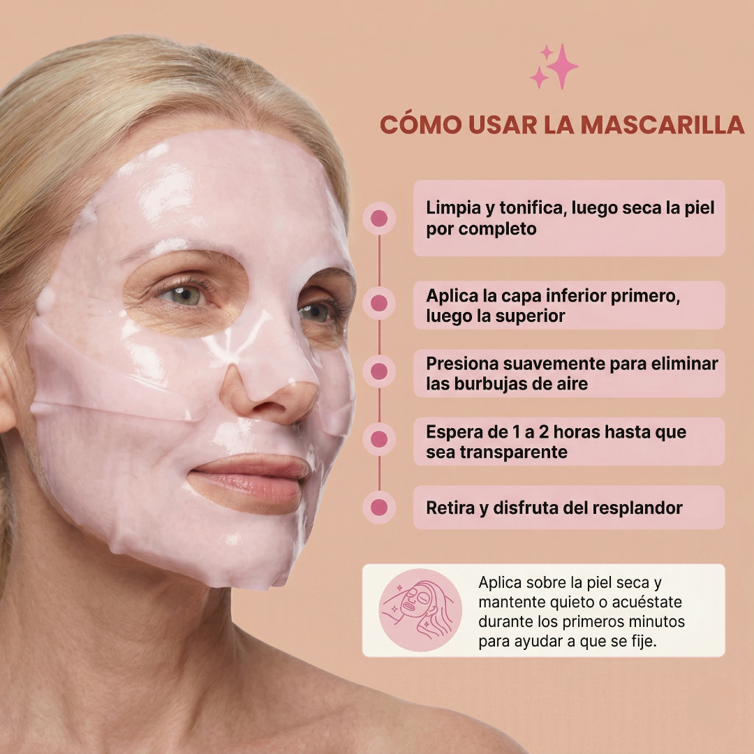 Mascarilla de Colágeno de PDRN de Salmón